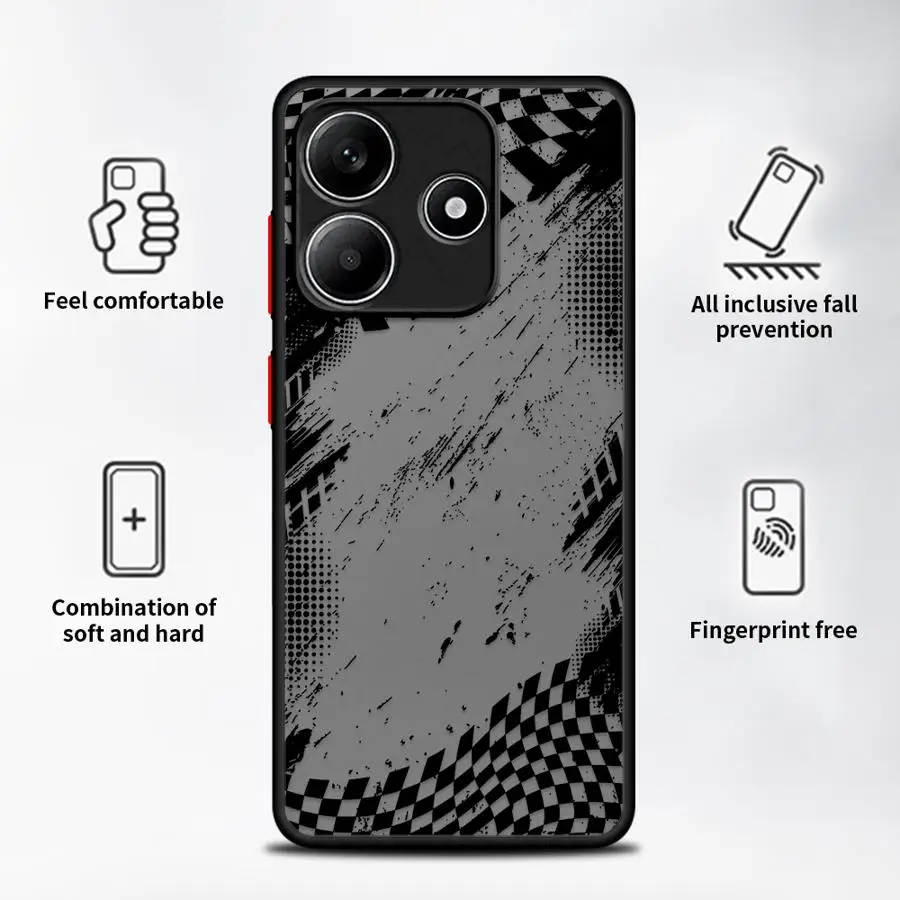غطاء هاتف خلفي لهاتف Xiaomi Redmi Note 9S A14C 9 10 11 Pro 13C 11S 12s 10S 12C 13 14 12 Pro Plus A4 سيارة سباق رائعة #4