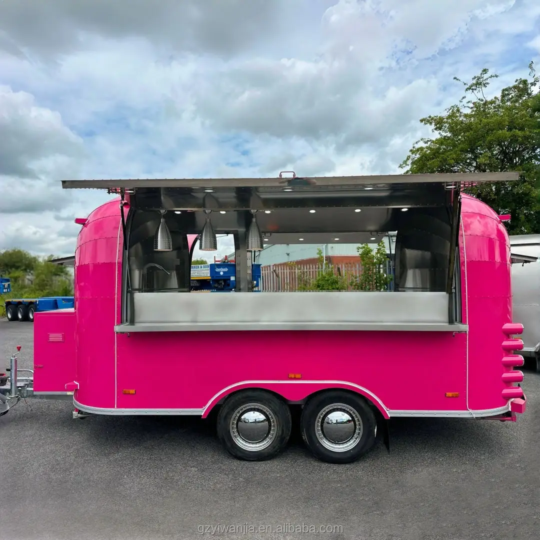 Hotdog Cart Coffee Van Pizza Trailer Restaurant Trailer Pizza Ice Trailer Kitchen Ice Cream Food Truck Van Mobile Coffee Truck