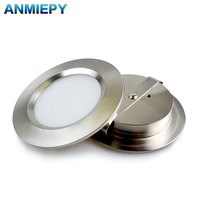 LED Spotlight Ultra-thin 14mm 3W 5W 7W 12V 2inch Recessed Ceiling Lamp D55mm House Hotel Living Room Mini Downlight