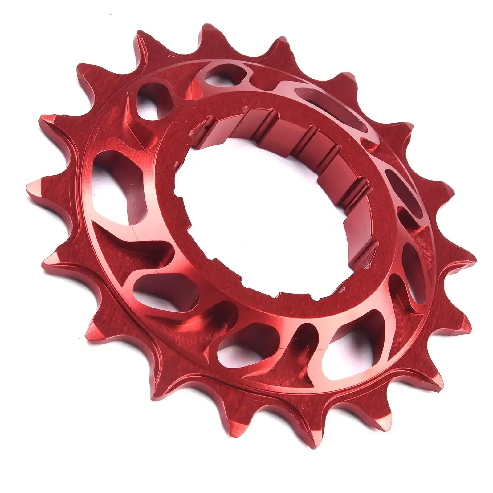 1pc Single Speed Conversion Kit Single Speed Cassette Cog 18T MTB Freewheel Bike Sprocket For Freewheel Chain Aluminum Alloy