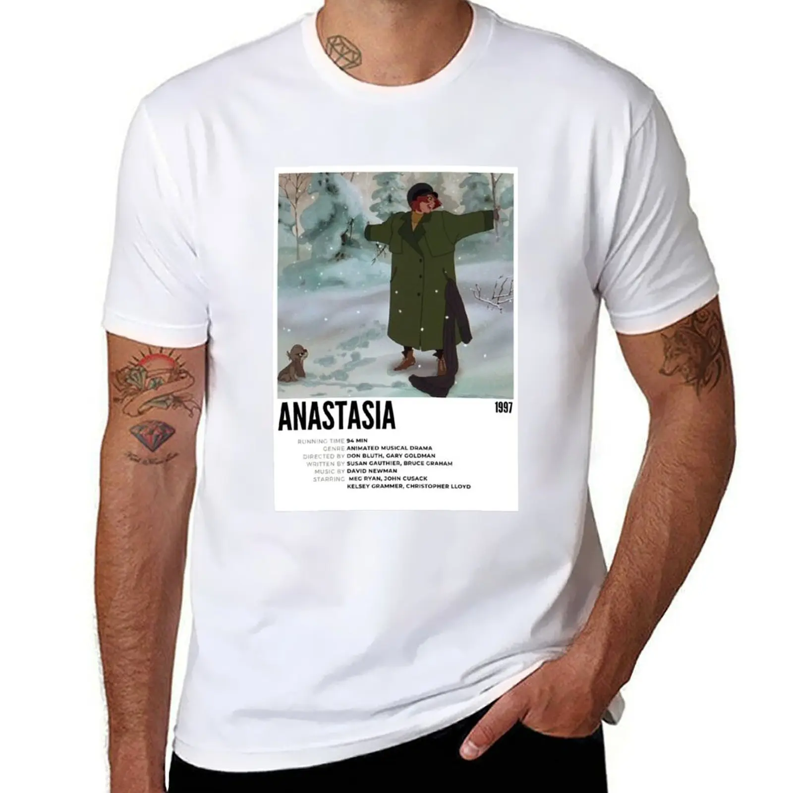

Anastasia 1997 T-Shirt cotton t shirt man black cotton t-shirt plain for man package T-Shirt