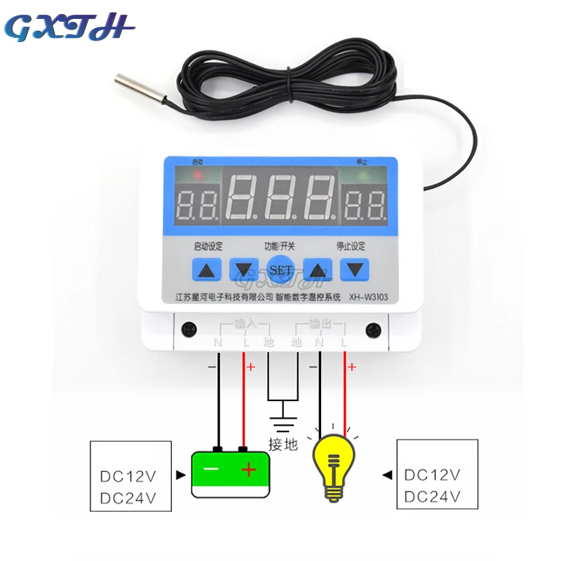 5000W 600W 300W Digitale Thermostat Digital Display High-power Wall-montiert Temperatur Controller Thermostat 30A kontakte
