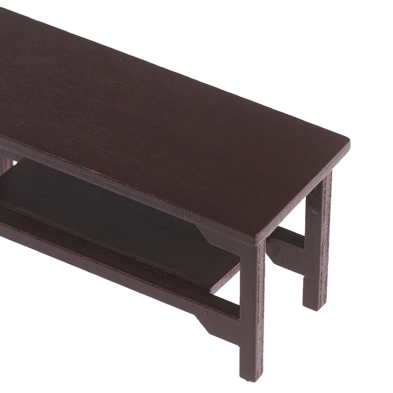 New 1/12 Dollhouse Miniature Retro Wooden Coffee Table Furniture Toys Accessories New! view 6