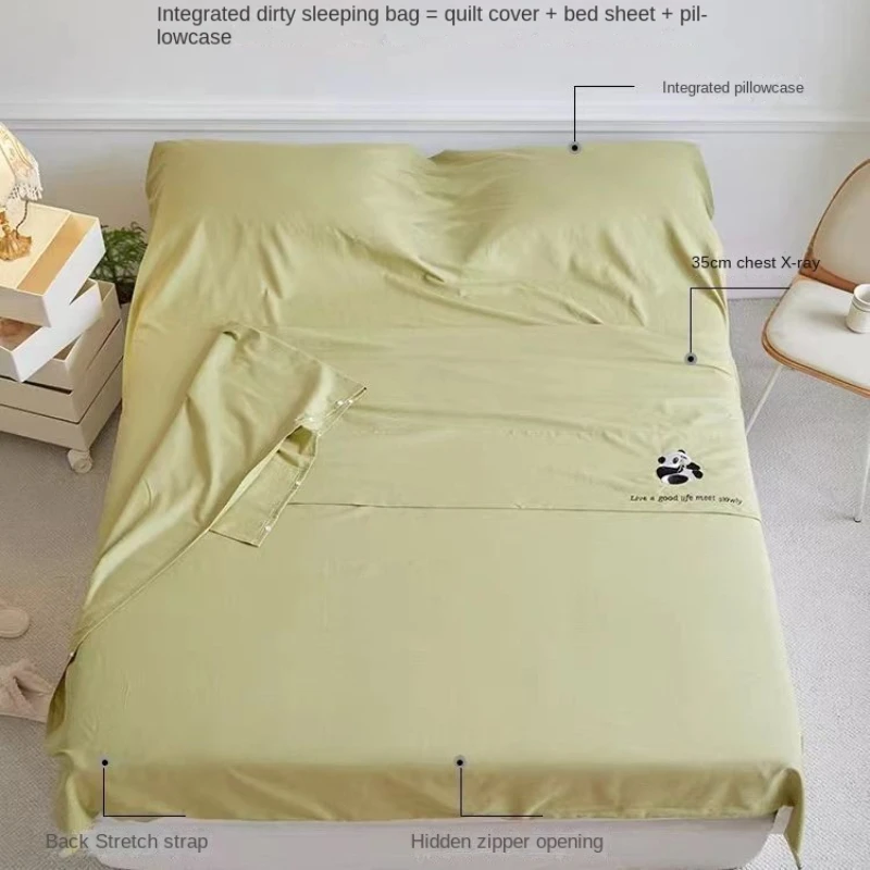 

Long staple cotton hotel dustproof sleeping bags, travel sheets, bedding covers, portable