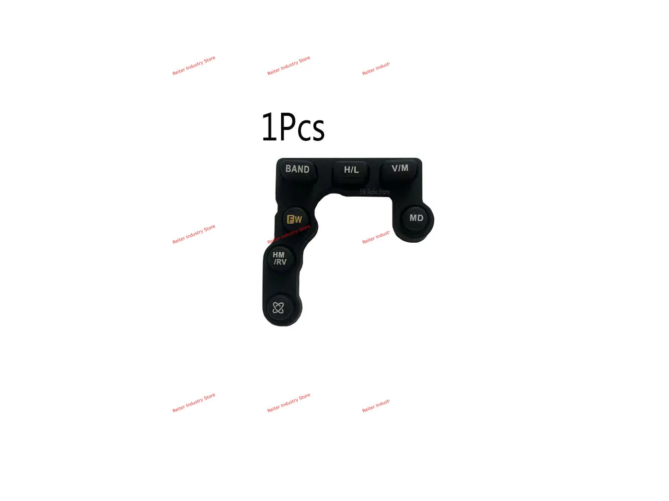 NEW 1Pcs Keypad Rubber Function Button For vx2r VX-2R Two Way Radio Walkie Talkie Accessories