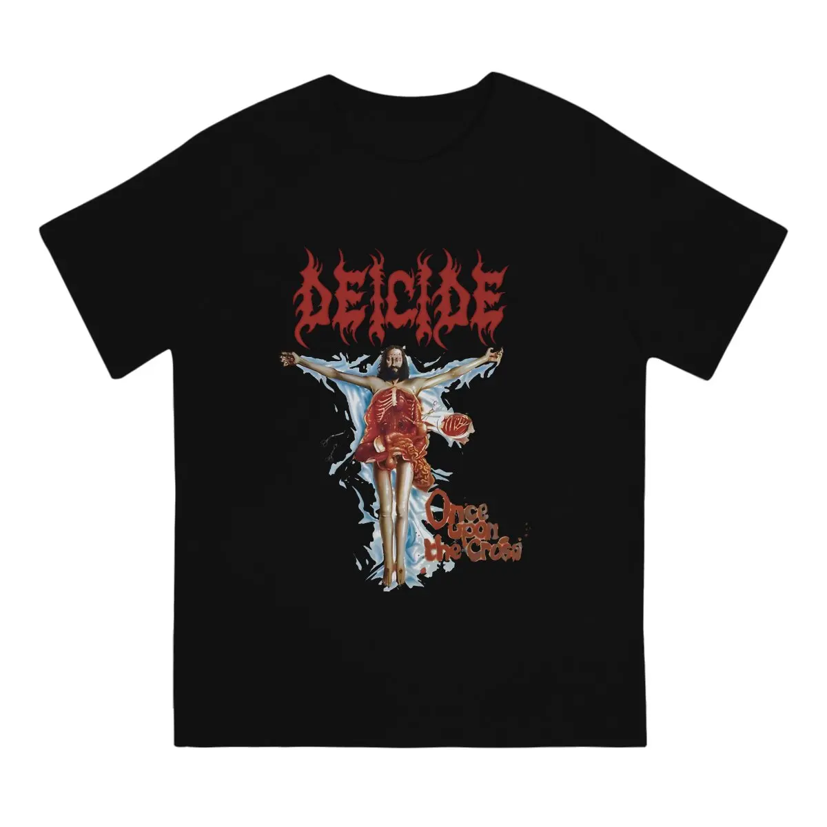 Awesome Art Once Upon The Cross Unique TShirt Deicide Casual T Shirt Hot Sale Stuff For Adult