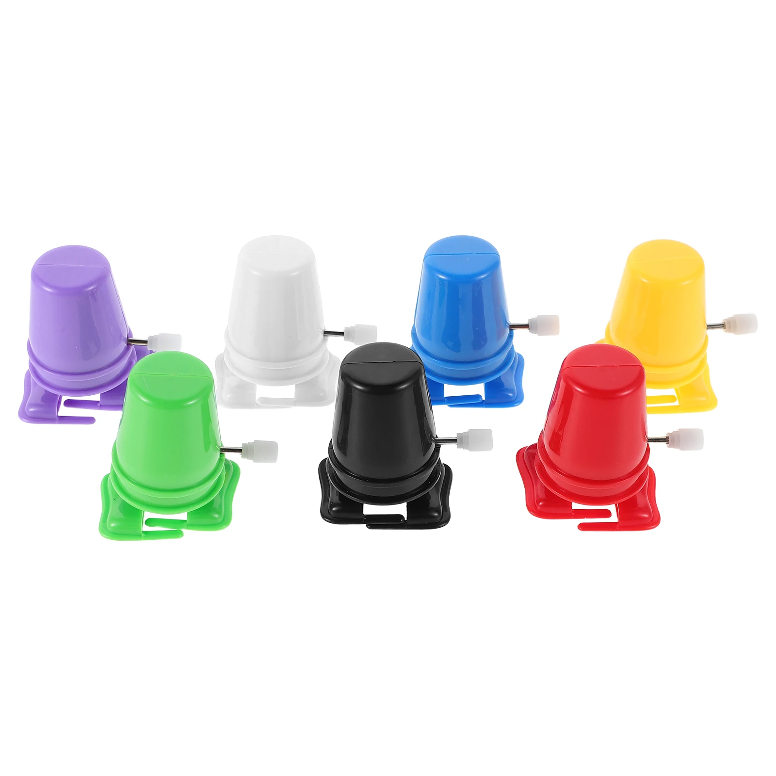 

7pcs Wind Up Mechanism: Clockwork Walking Movement For Diy Robot Craft Kids Playtime Stem Projects Plastic Movement Parts