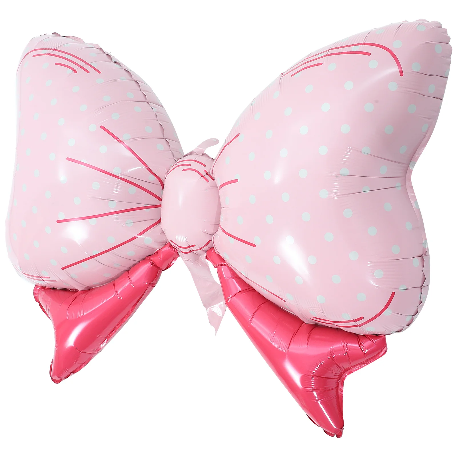 

3Pcs Bowknot Aluminum Film Balloons Bright Colors Cartoon Bow Shape Party Decoration Baby Birthday Layout Decor Pink Blue