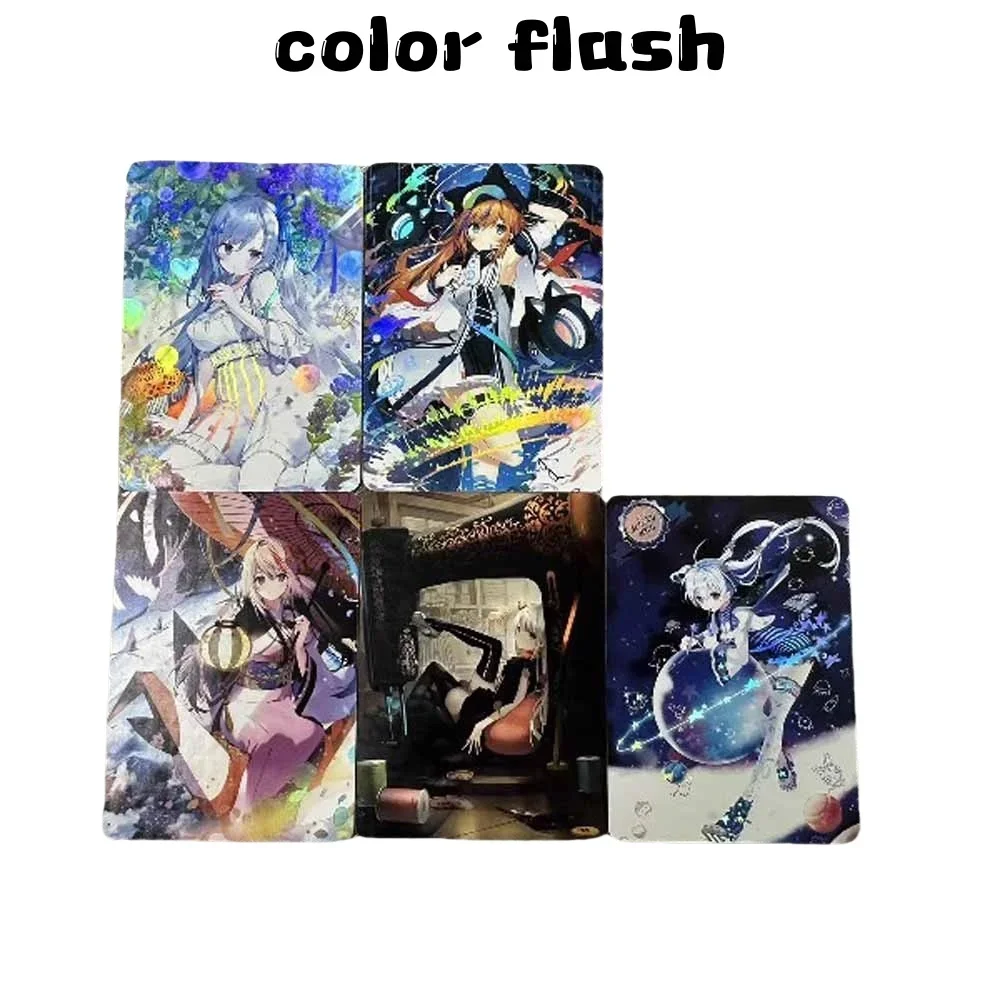 

DIY Warm Fragrance Original Series Color Flash Cat's Eye Flash Anime Peripheral Game Collection Card Holiday Gift for Children