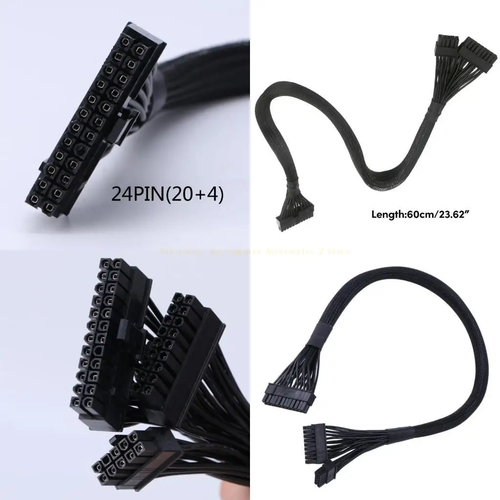 24Pin Power Supply Cable 24Pin to 10Pin 18Pin Sleeved Cord for G1 G3