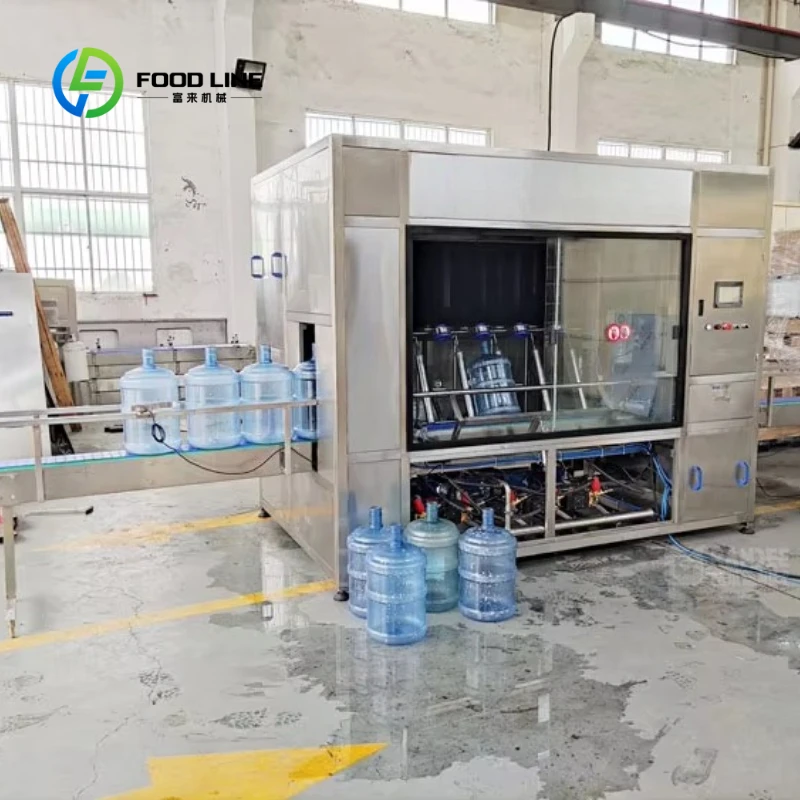 Customized  Automatic 20 Liter Bottle 19 Liter Water Bottle Washing Machine 5 Gallon Bottle Washer Machine Barrel Washer