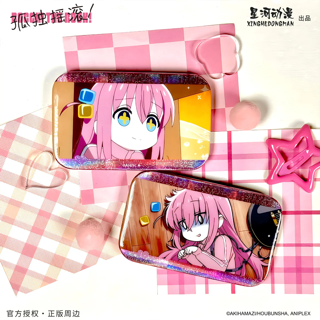 

BOCCHI THE ROCK! Gotoh Hitori Ijichi Nijika Yamada Ryo Kita Ikuyo Art Faces Series2 Authorization Refrigerator Magne 10pcs/set