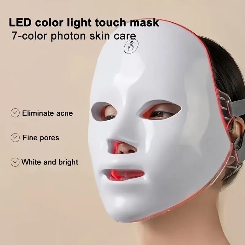 女性用LEDフェイスマスク スキンケア 家庭用美容機器 充電式美肌機器 エステティシャン用LEDフェイシャル機器