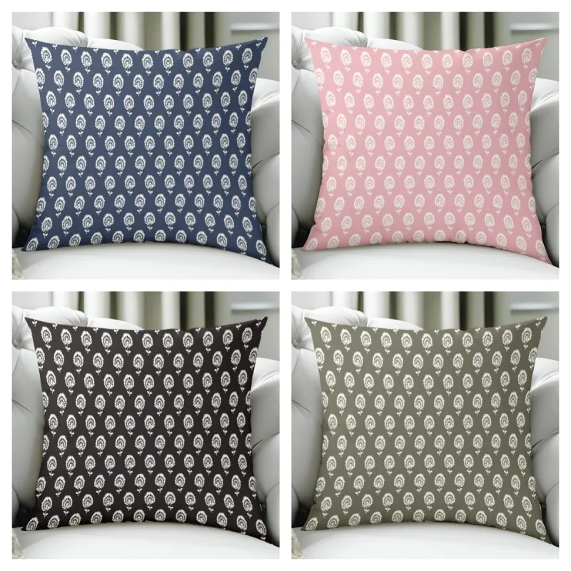 Dandelion Series throw pillow covers with digital printing of short plush fabric Car-shaped sofa cushion for office Home decor