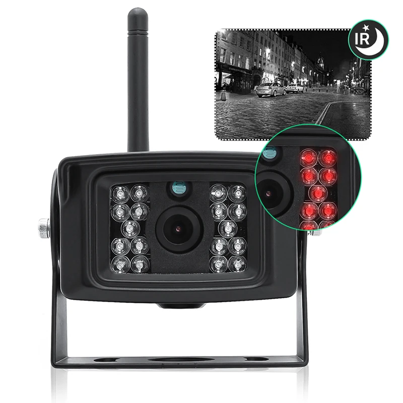 10-Zoll-AHD-Monitor, digitaler Touchscreen, DVR, Aufnahme, IR-Kamera, WiFi, 4 Kanäle, für LKW/Anhänger/Bus/Wohnmobile/SUV