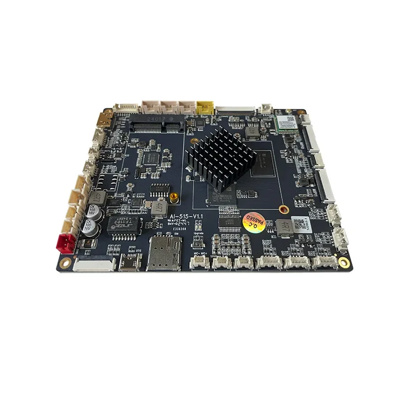 RK3568 facial recognition consumer machine main board canteen ordering settlement table double screen different display main