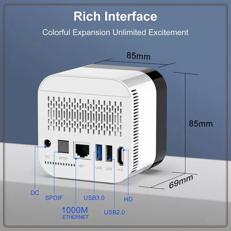 Reliable-H96 Часы ТВ Видеоприставка Декодирование Android14 Поддержка 8K Wi-Fi6 Медиаплеер ТВ-приемник BT5.0 Голосовые дистанционные ТВ-приставки, H96 Cloc