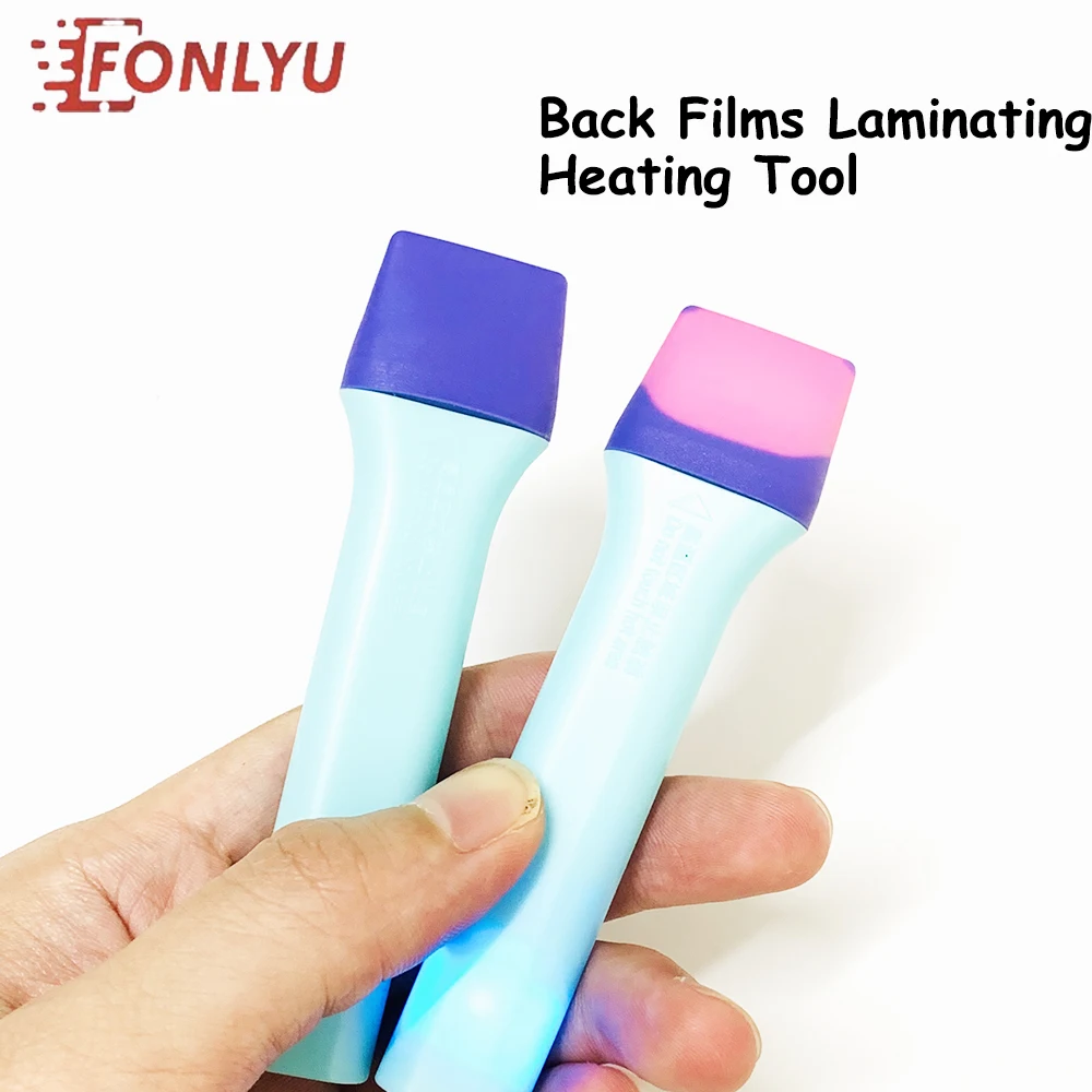 Fonlyu Back Films Edge Hydrogel Films Heating Applying Pen for Mobile Phone Stickers Laminating Back Skins Fitting Tools