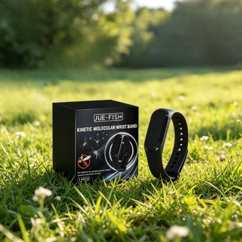 Image of Tragbares Unisex-Mückenabwehr-Armband: Physikalisches Ultraschall-Armband ohne Chemikalien für Zuhause und Outdoor – Mückenabwehr-Uhr