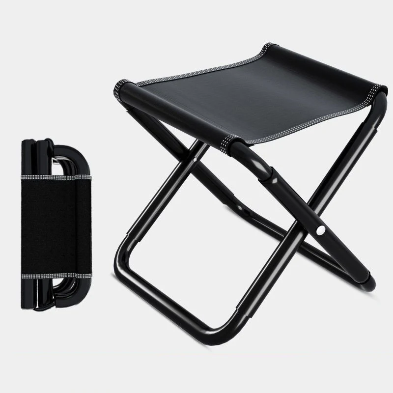 Outdoor Camping Chair Aluminium Alloy Portable Folding Picnic Camping Stool MIni Storage Fishing Chair Ultralight Furniture