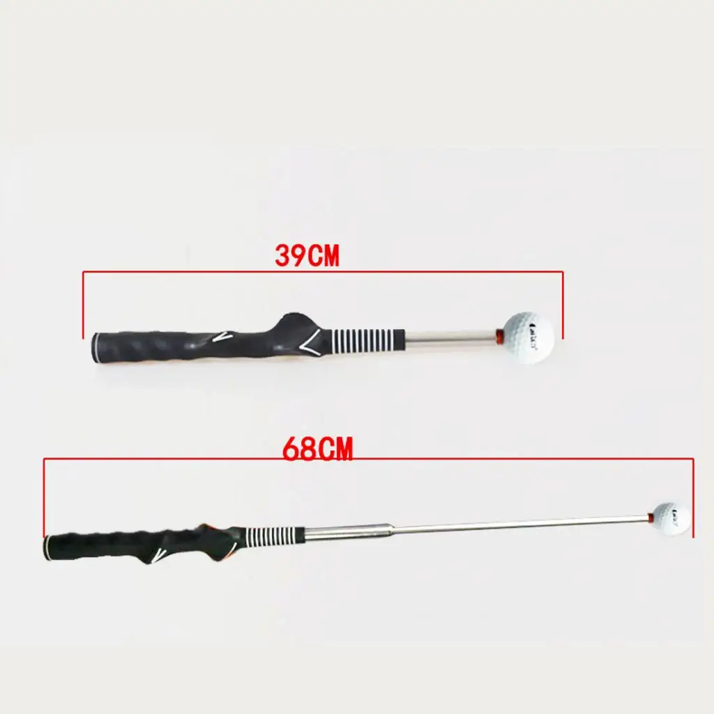 

Golf Swing Telescopic Trainer Training Aid for Tempo Taking Strength