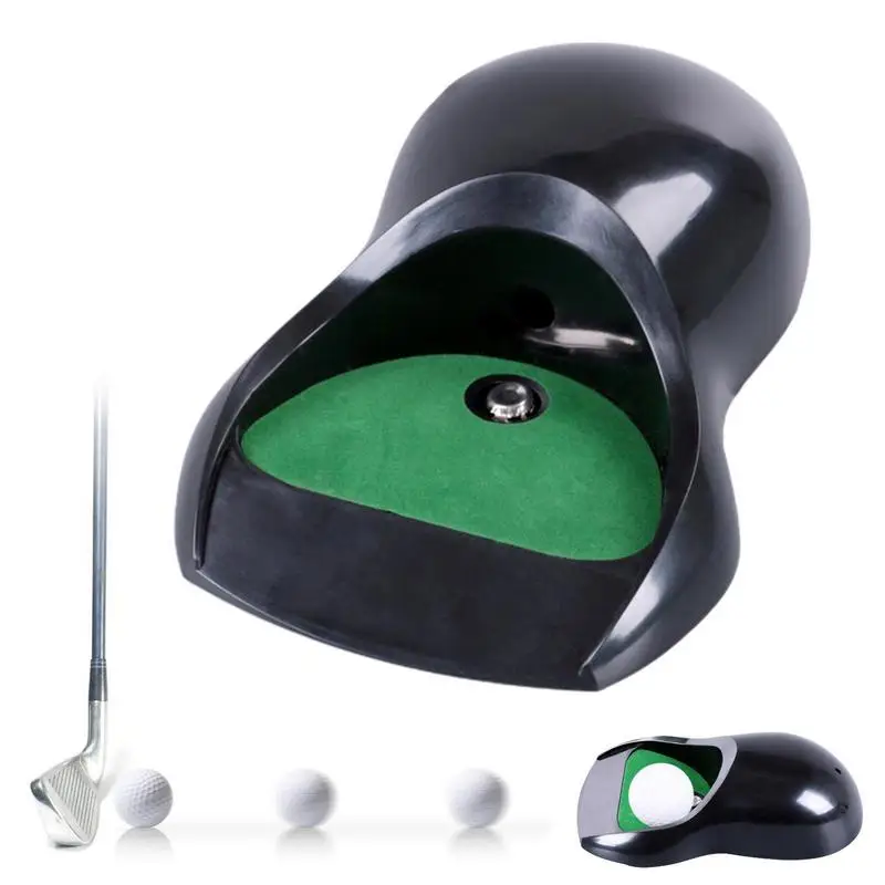 Golf Putting Practice Hole Tool Automatic Return Indoor Putting Golf Cup Putting Hole Machine Automatic Return Golf Returner