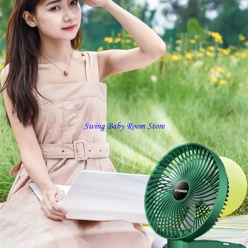 K1ad Home Office Bedroom Wireless Wareled Direculation Dirculation Air التبريد مروحة قابلة للطي قابلة للطي قابلة للطي