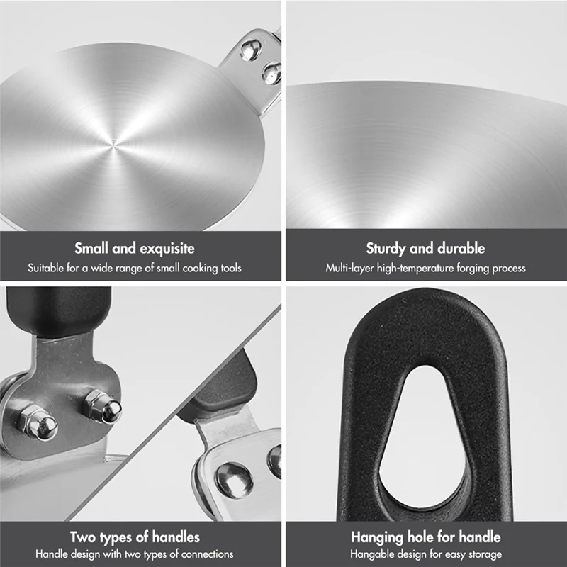 لوحة محول الموقد التعريفي، لوحة محول الحث من الفولاذ المقاوم للصدأ مع مقبض معزول للزجاج وMoka Potsa83x