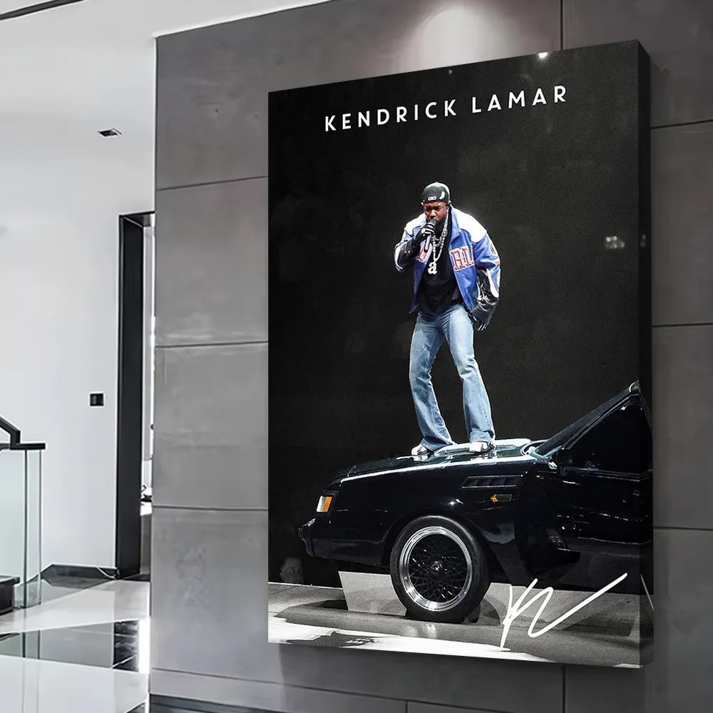 Kendrick Lamar Printing Poster Custom Pictures Wall Art Canvas Painting Gift for Luxury Decoration Interior Accessories Room
