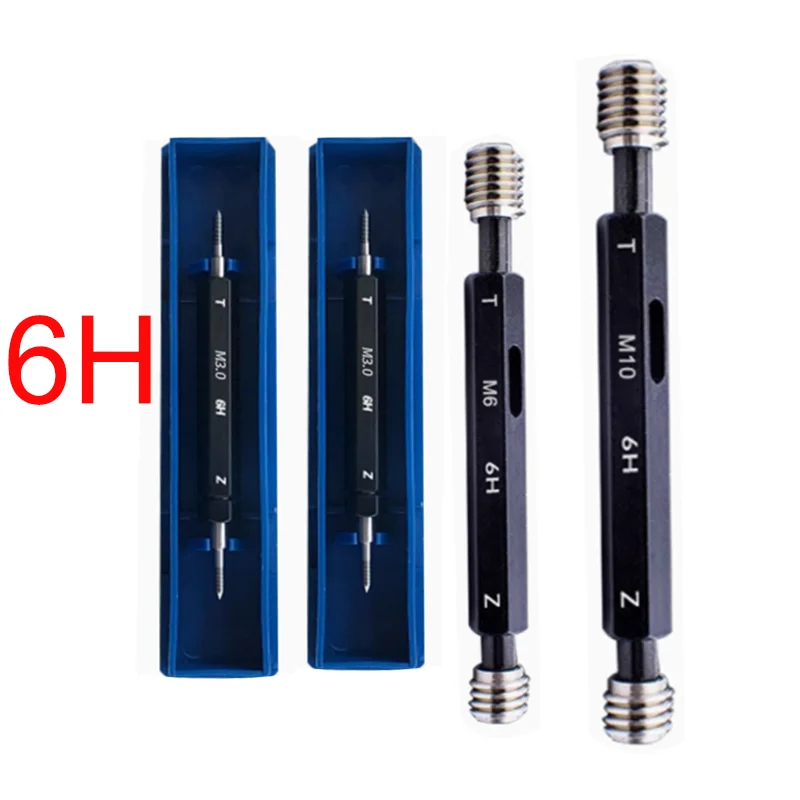 1 STKS Staal Mer-cury Gage Fijne Draad Plug Gauge 6 H M4 M5 M6 M8 M11 M12 M14 M16 M18 M20 M22 M24-M50 Draad Afstand 0.5