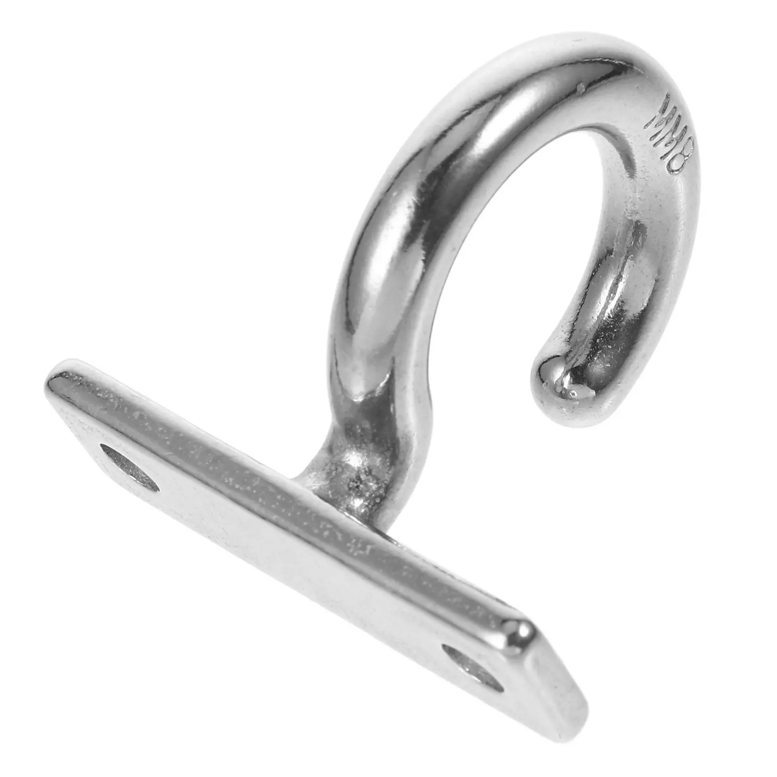 Heavy Duty 304 Stainless Steel Wall Mount Ceiling Hook Pad Eye Plate for Hanging Clothes Hats Fans Outdoor Marine Shade Sail