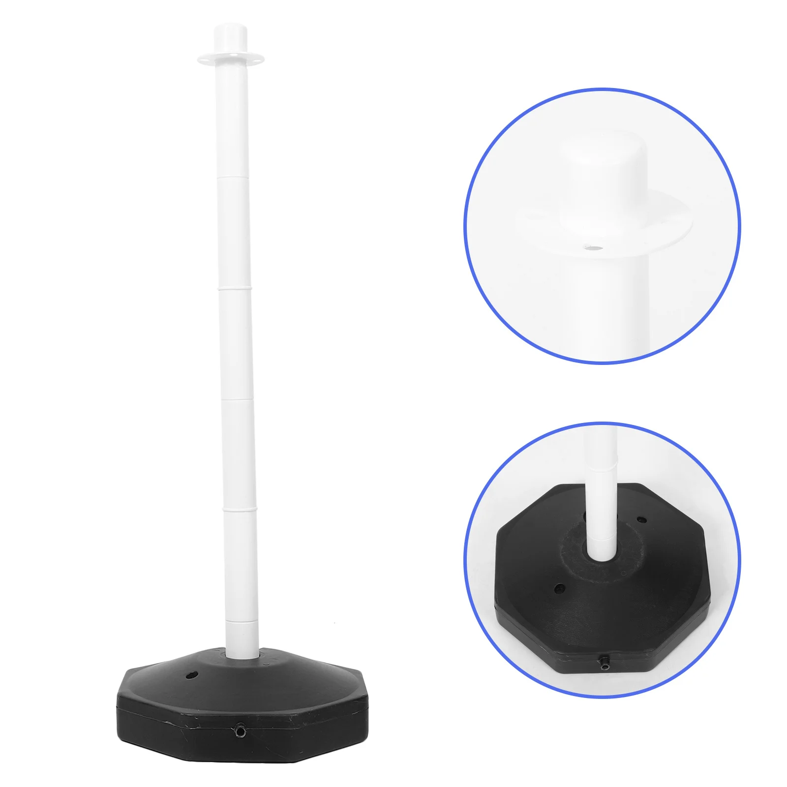 

Delineator Post Cone Многоразовый защитный барьер на водной основе для предупреждения о дорожном движении Парковка на открытом воздухе Стоп Подъездная дорога Безопасность