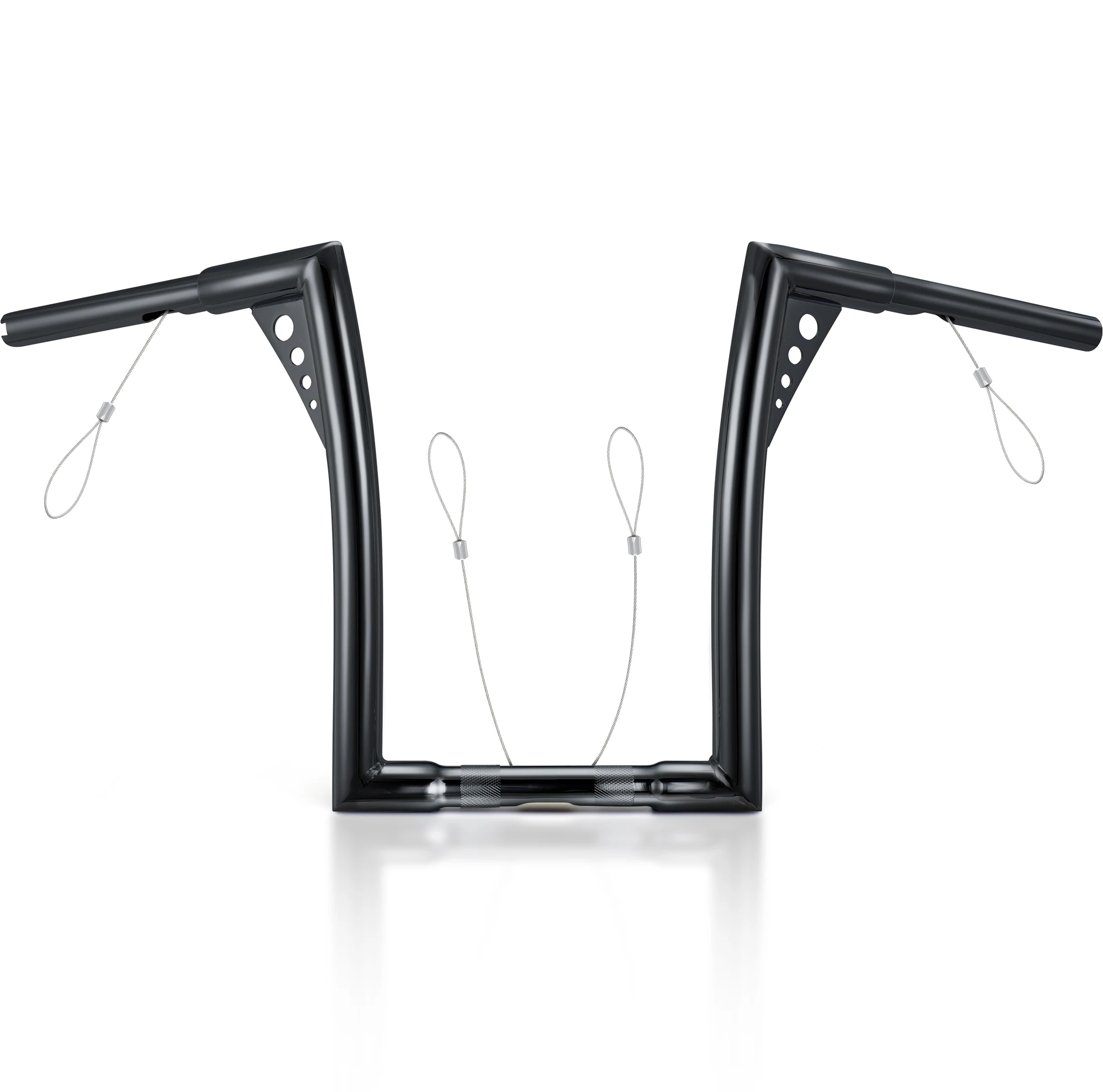 

Sportster Dyna Softail 10/12/14" Ape Hanger Handlebar for Harley XL 883 1200, 1994-Up Road King, 1998-2013 Road Glide