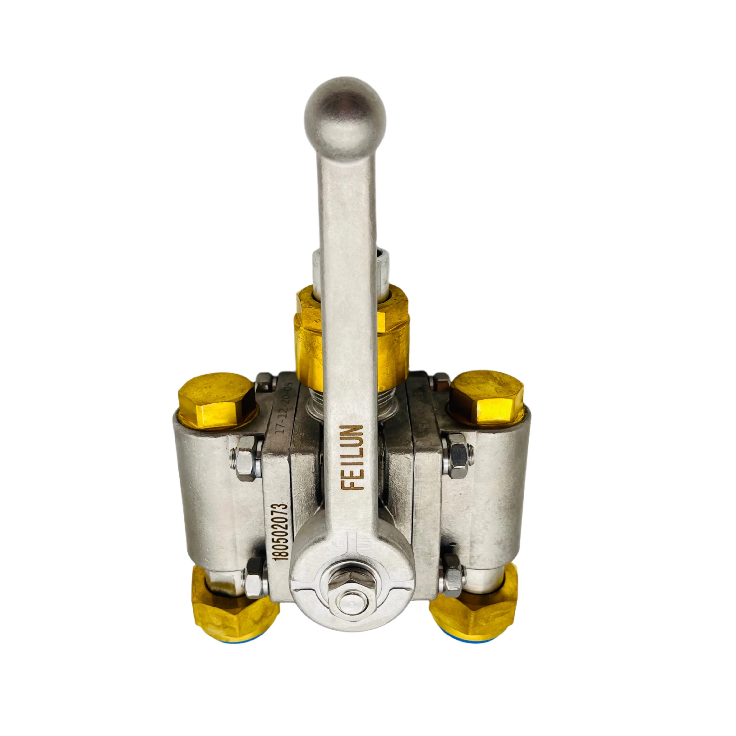 Low Temperature Three-way Ball Valve Suitable for O2/N2/Ar/NG/CO2 Pipeline Welding Connection