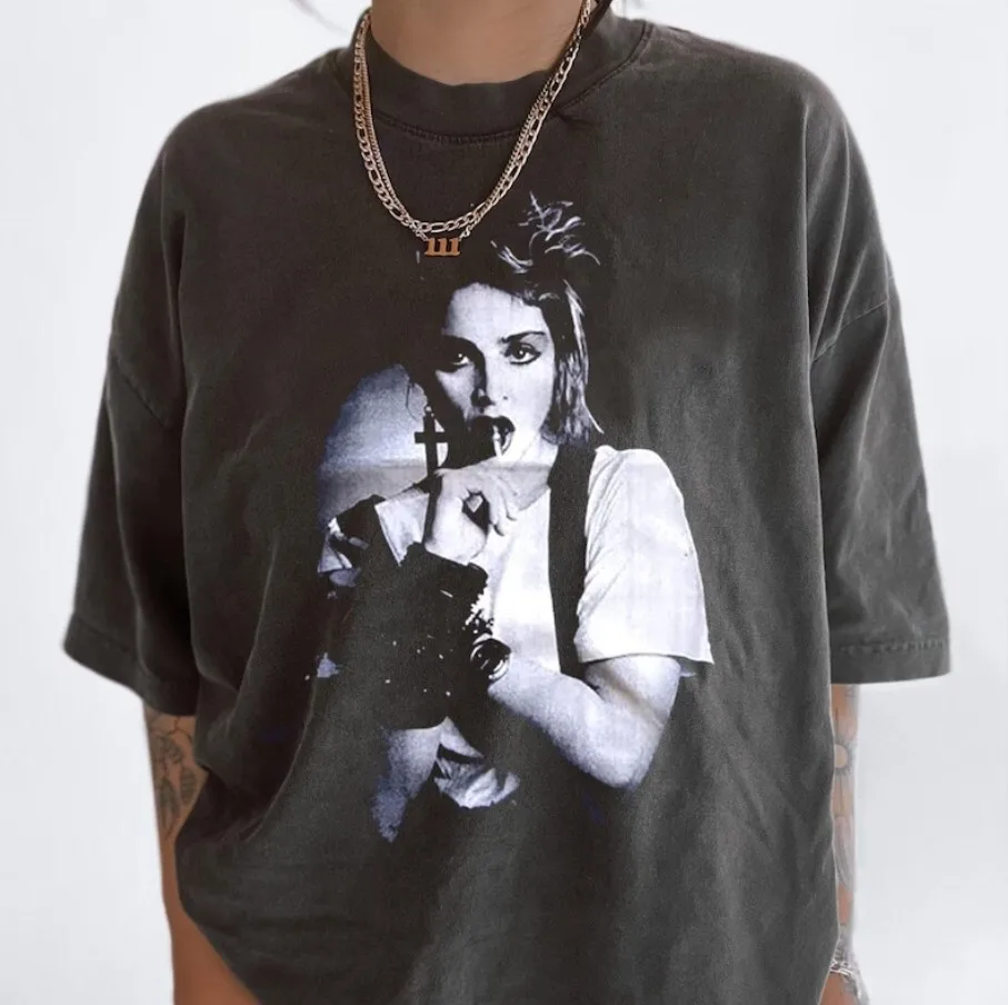 Camisa Madonna, camiseta Madonna, camiseta negra Madonna The Celebration Tour