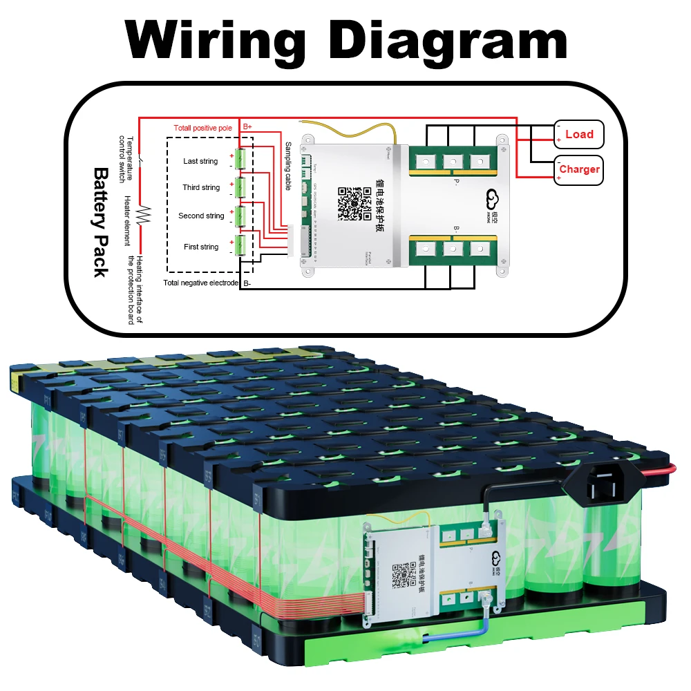 JIKONG JK BMS Active Balance BMS 3S 4S 5S 6S 7S 8S 12V 24V 100A-300A Smart BMS for Li-ion Lifepo4 Lto Battery Balance Heat CAN