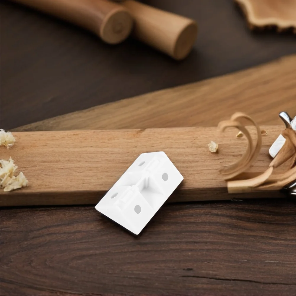 

Corner Fixing Brackets for Furniture Heavy Load L Angle Supports with Plastic Covers 50 Pcs Cabinet Installation Kit