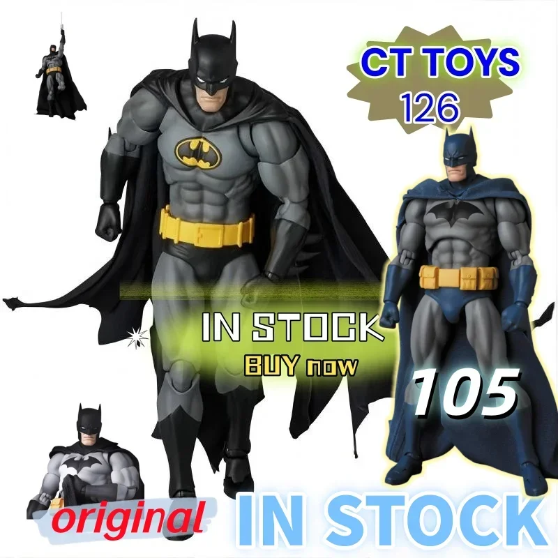 

NEW CT Toys Hush Batman Mafex 126 105 Action Figure Batman DC Justice League Figurine The Dark Knight Collection Kid Toy Gift