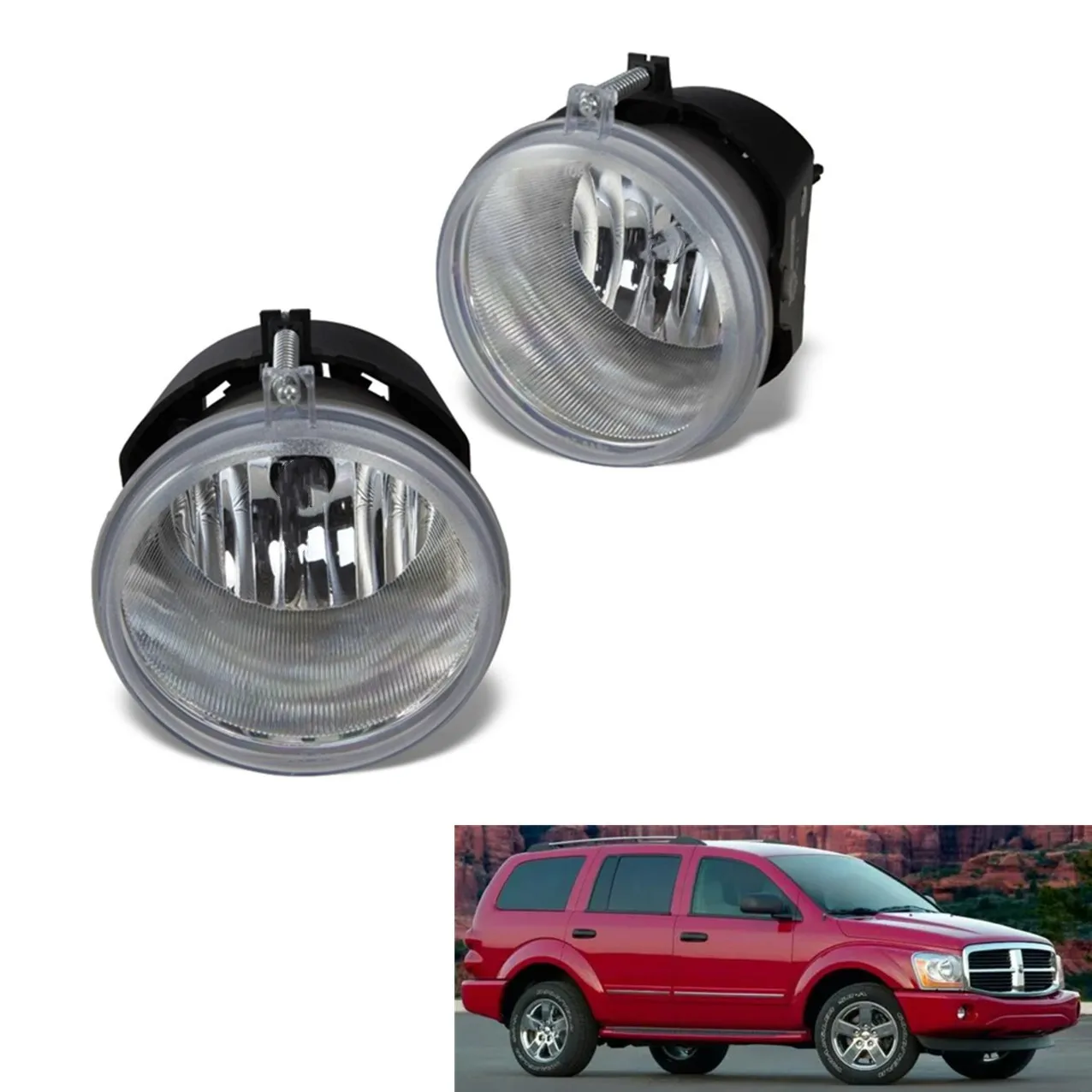 Case for Jeep Grand Cherokee 2004-2010 fog light Halogen fog lamp  car light assembly OE 4805858AA H10  199