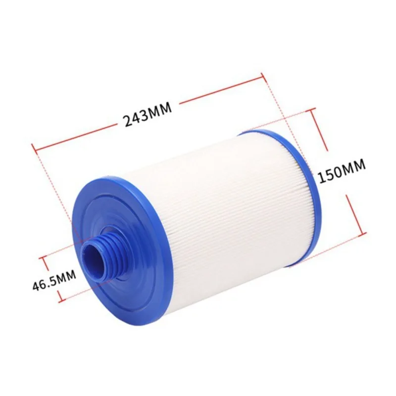 1 Piece, White + Blue PP Non-woven Fabric + ABS Is Suitable for Bathtub Filter Element, Swimming Pool, Paper Core, Filter.