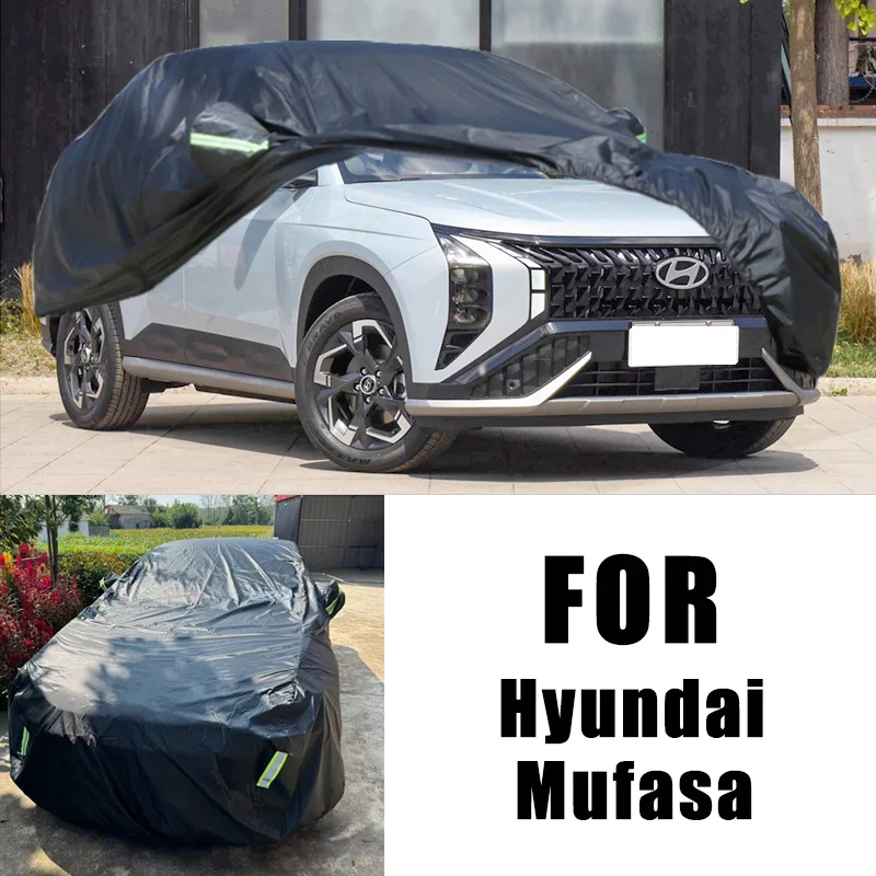 

For Hyundai Mufasa All-Weather Car Covers 6-in-1 Waterproof Dustproof UV Proof Snowproof Scratch Resistant Protection