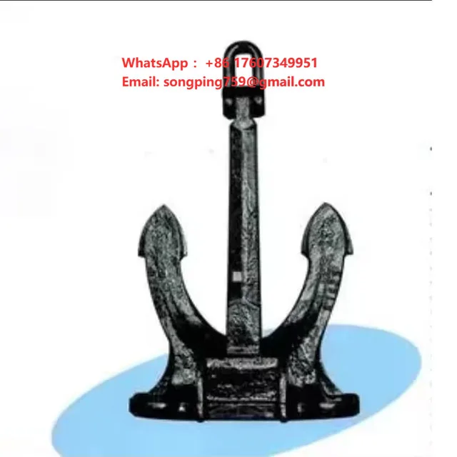 Navy Anker Ship Anchor Weight Type a Bruce Design Cheap Price Stockless by Hall