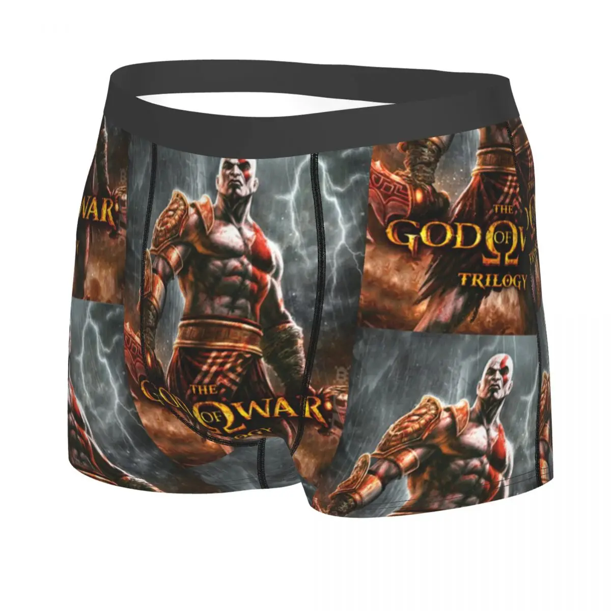 Popular Kratos God Of War 3d Print Man's Printed Boxer Briefs Underwear Highly Breathable Top Quality Gift Idea