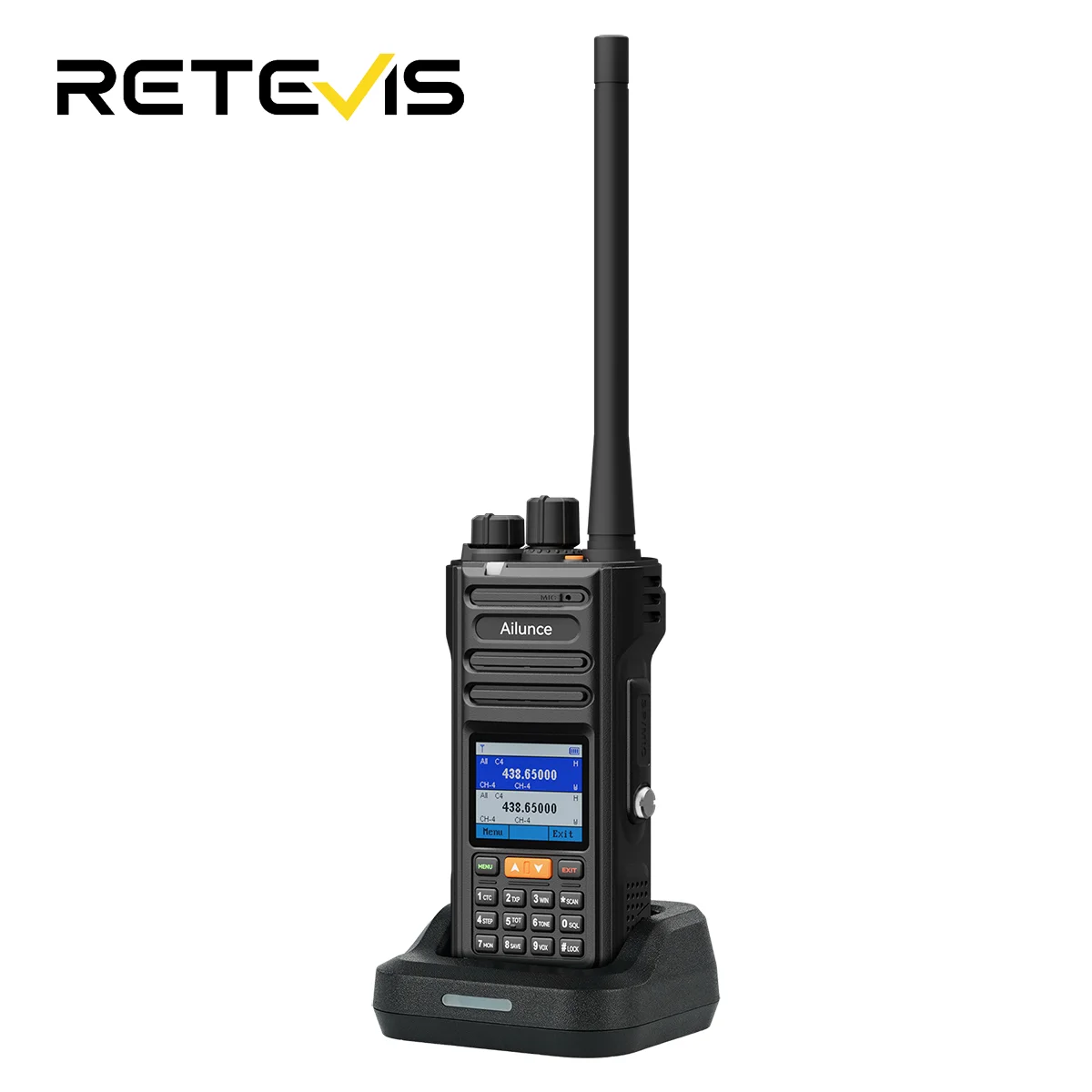 Retevis HA2 talkie-walkie FPP double bande 10W GPS APRS IP67 étanche Bluetooth App programmation Radio amateur