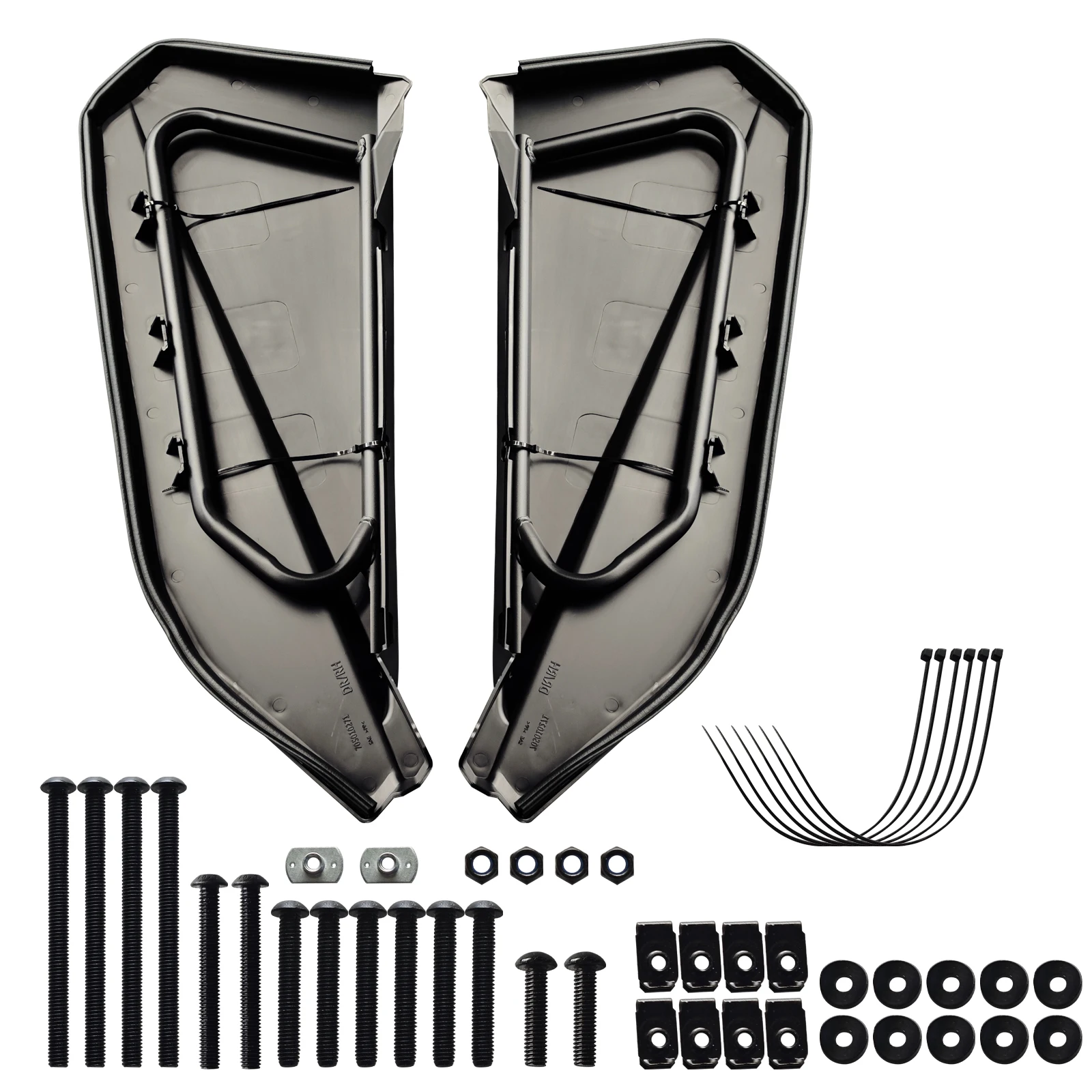 Lower Door Panel Inserts Metal Frame for BRP 715002903 for UTV Maverick X3 R RR 2 Doors 4x4 XRC Turbo XMR XDS 2017-2025
