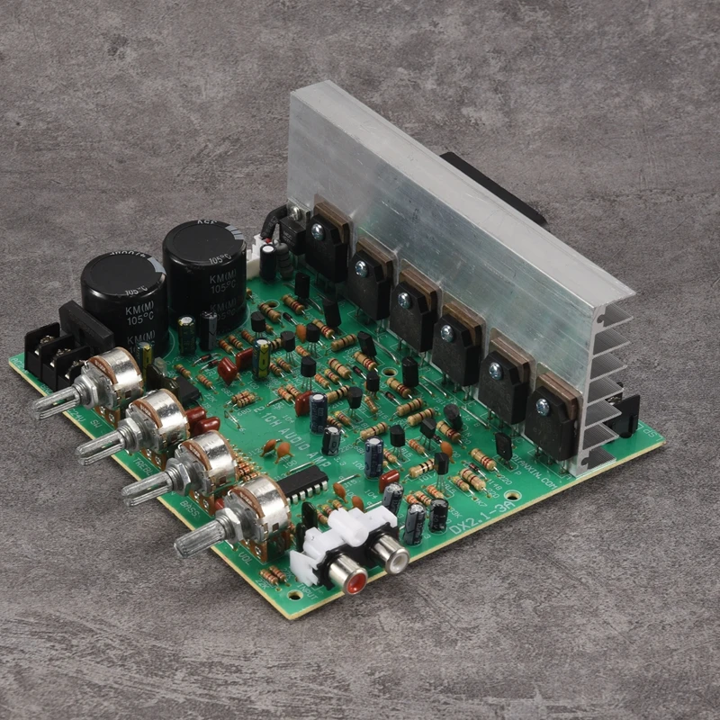 Audio Amplifier Board 2.1 Channel 240W High Power Subwoofer Amplifier Board Amp Dual Ac18-24V Home Theater