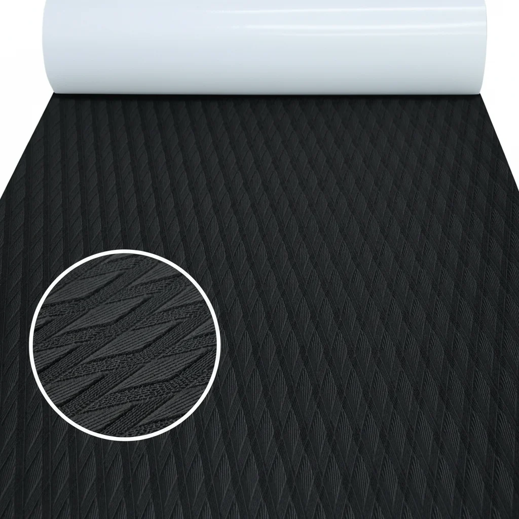 

2300*550mm*6mm Kayak EVA Foam Flooring Pads Motorboat Boat Deck Sheet Non-slip Surfboard Traction Grip Marine Boat Accessories