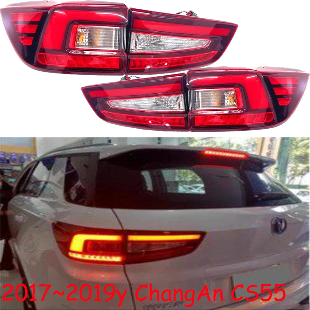 

1pcs car accessories bumper Chang An tail light for changAn CS55 taillight Taillamp 2017~2019y ChangAn CS55 fog lamp