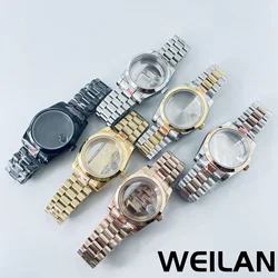 36mm 40mm Case With Presidential Bracelet Sapphire Glass Crystal Suitable For NH34, NH35, NH36, NH70，NH72，ETA 2824，PT5000