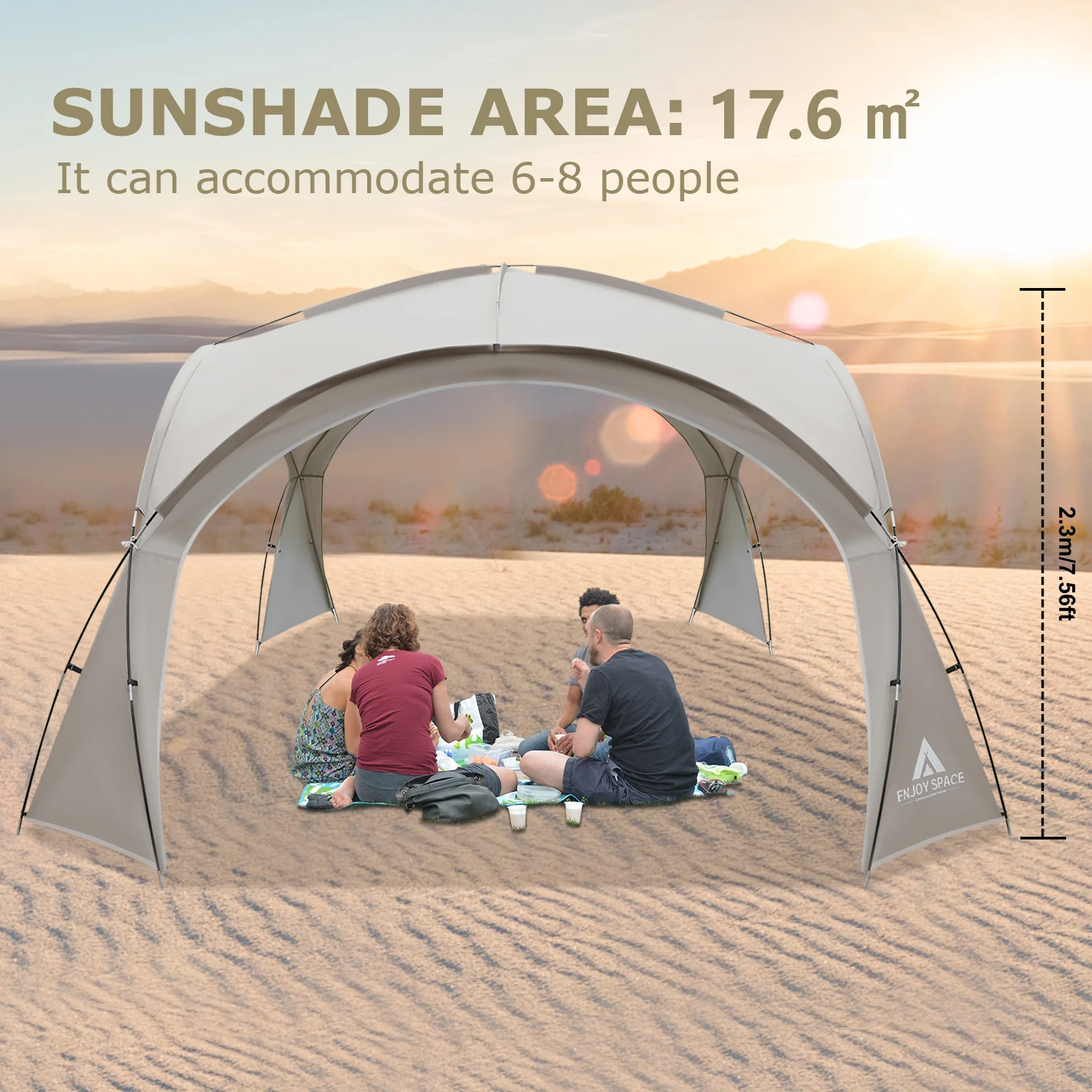 

Beach Tent for Camping Trips, Backyard Fun, Beach Tent, Tent with Curtain and Mesh